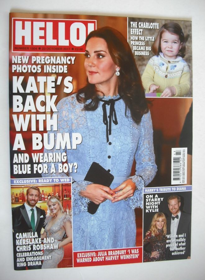 Hello! magazine - Kate Middleton cover (23 October 2017 - Issue 1504)