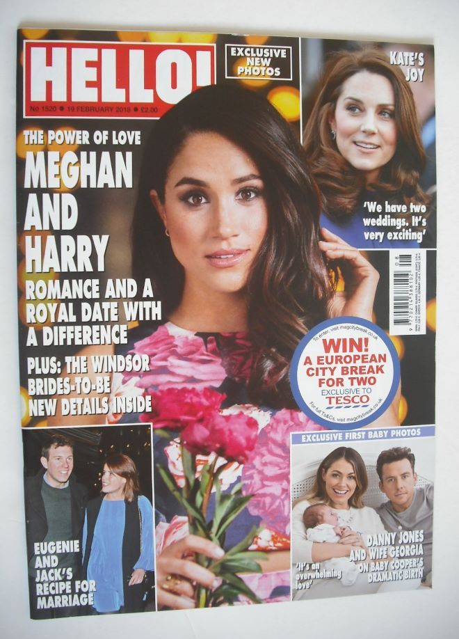 Hello! magazine - Meghan Markle cover (19 February 2018 - Issue 1520)