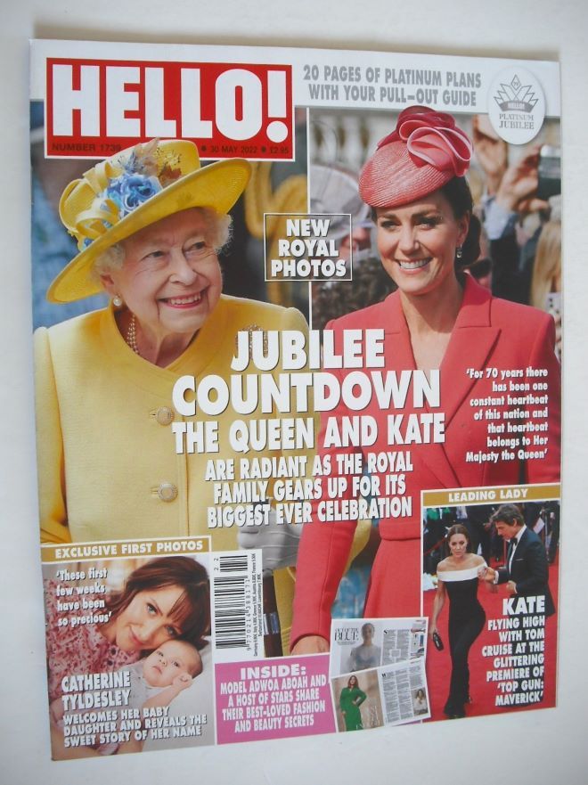 Hello! magazine - Jubilee Countdown cover (30 May 2022 - Issue 1739)