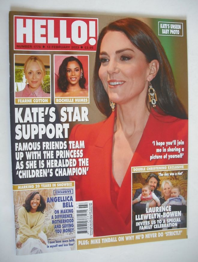 Hello! magazine - Kate Middleton cover (13 February 2023 - Issue 1775)