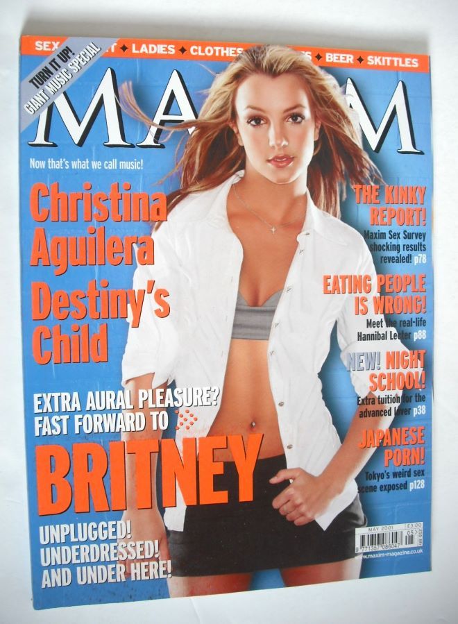 MAXIM magazine - Britney Spears cover (May 2001)