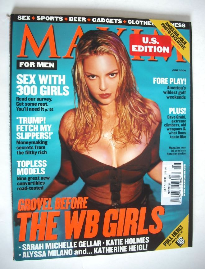 MAXIM magazine - Katherine Heigl cover (June 2000 - US Edition)