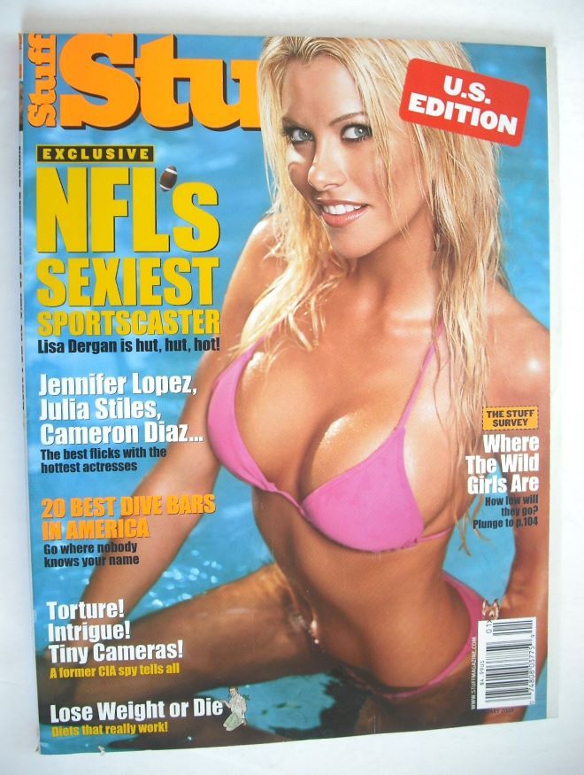 Stuff magazine - Lisa Dergan cover (January 2003 - US Edition)