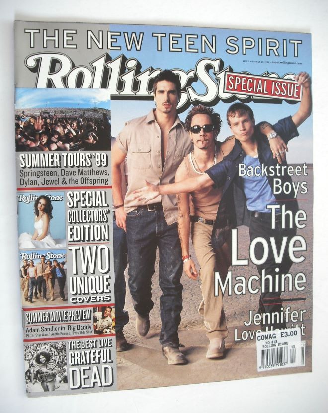 Rolling Stone magazine - Backstreet Boys cover (27 May 1999 - Issue 813)