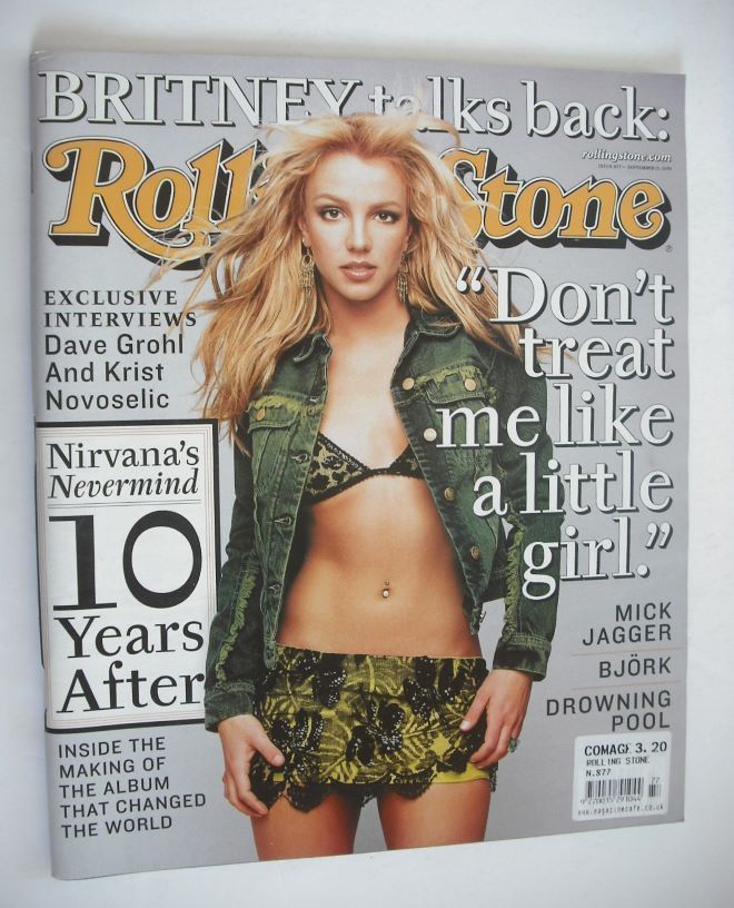Rolling Stone magazine - Britney Spears cover (13 September 2001 - Issue 877)