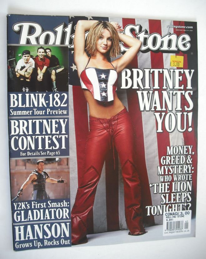Rolling Stone magazine - Britney Spears cover (25 May 2000 - Issue 841)