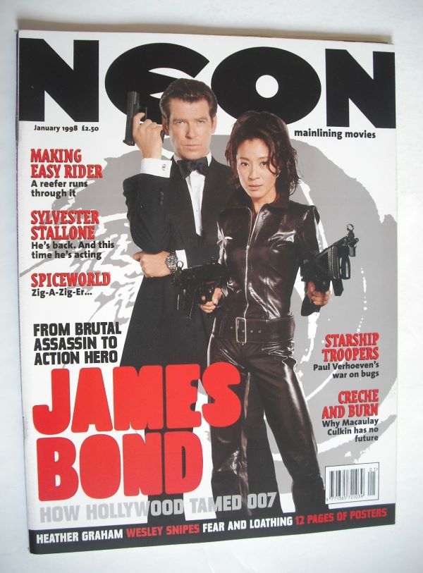 NEON magazine - Pierce Brosnan and Michelle Yeoh cover (January 1998 - Issue 13)