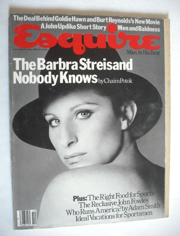 Esquire magazine - Barbra Streisand cover (October 1982 - US Edition)