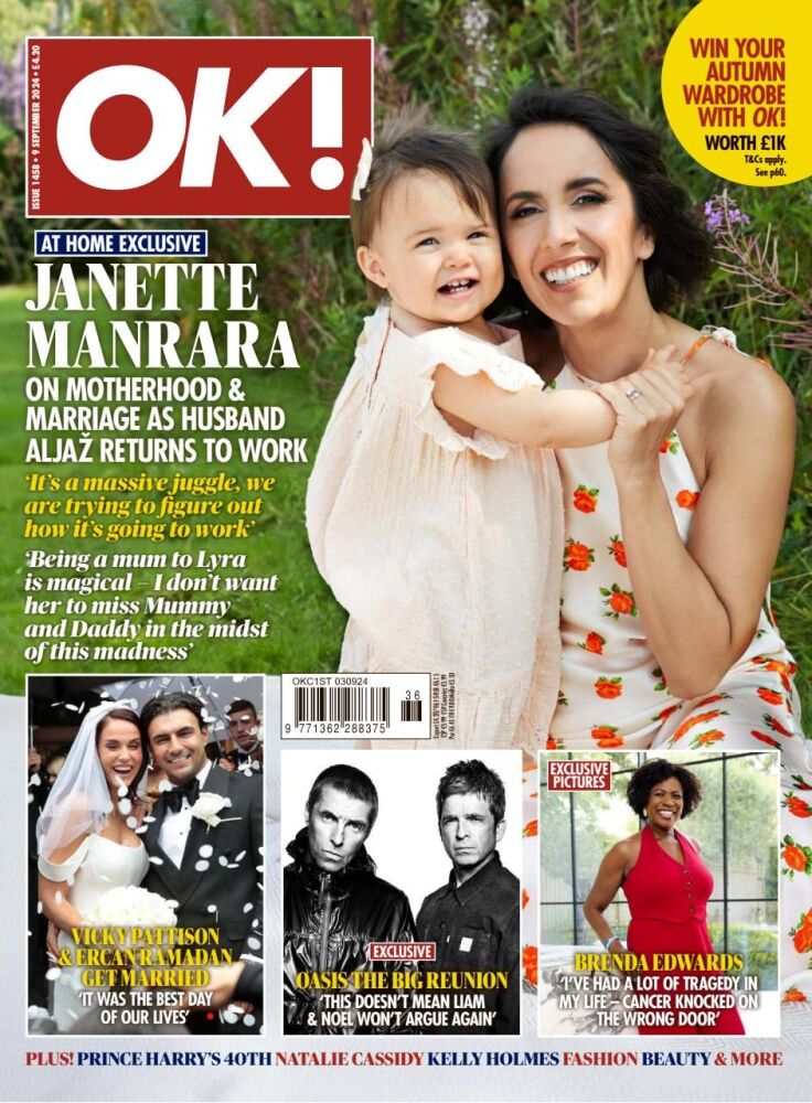 OK! magazine - Janette Manrara cover (9 September 2024 - Issue 1458)