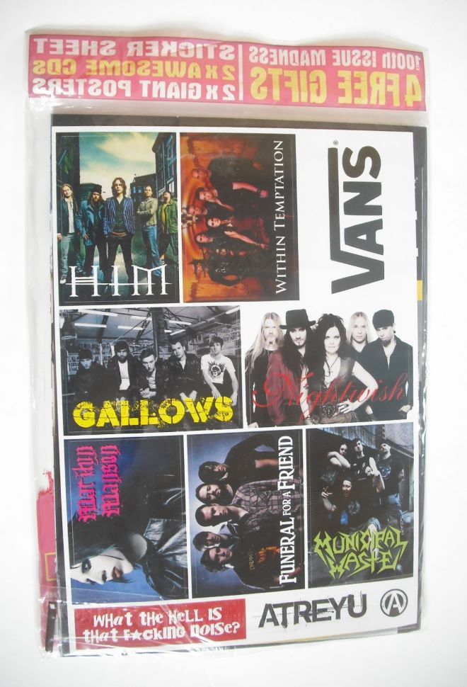 Rock Sound magazine - The Automatic and Gallows cover (September 2007)