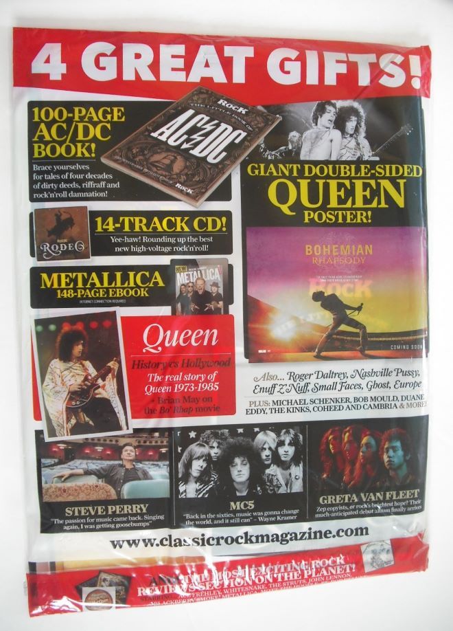 Classic Rock magazine - Freddie Mercury cover (November 2018)