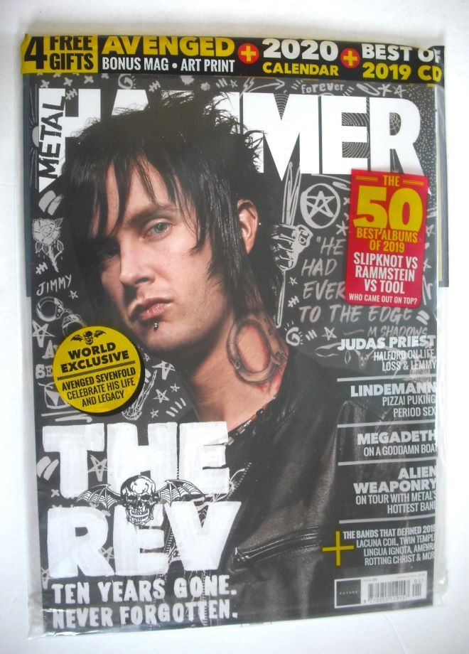 Metal Hammer magazine - The Rev cover (January 2020)