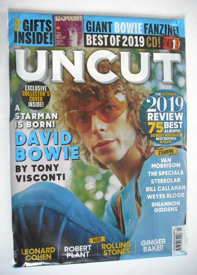 Uncut magazine - David Bowie cover (January 2020)