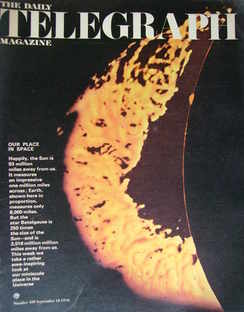 <!--1970-09-18-->The Daily Telegraph magazine - Our Place In Space cover (1