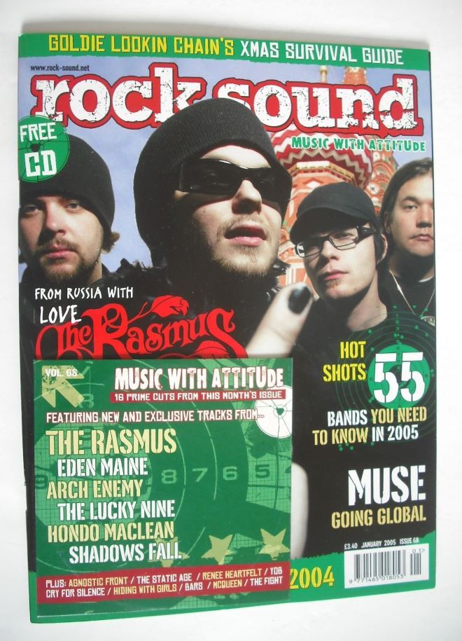 Rock Sound magazine - The Rasmus cover (January 2005)