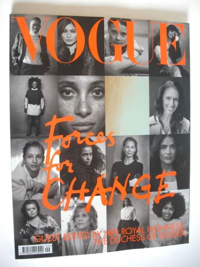 British Vogue magazine - September 2019 - Forces For Change cover