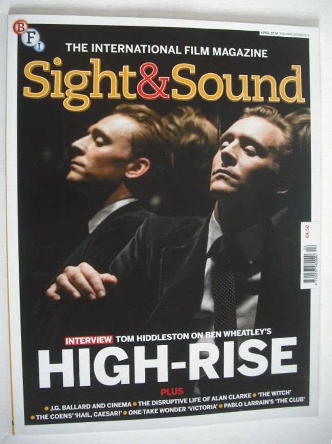 <!--2016-04-->Sight and Sound magazine - Tom Hiddleston cover (April 2016)
