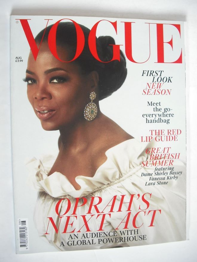British Vogue magazine - August 2018 - Oprah Winfrey cover