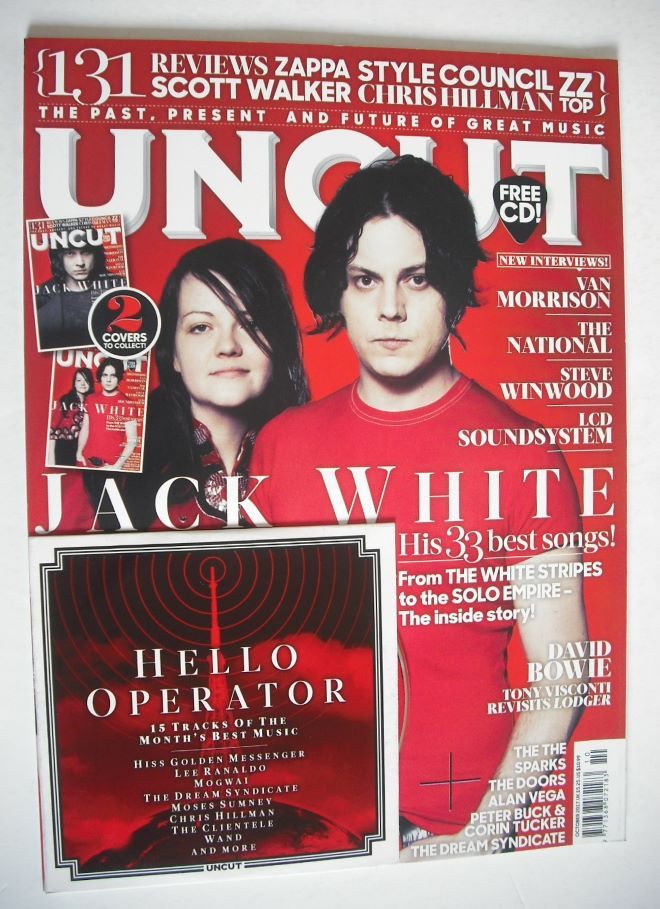 Uncut magazine - The White Stripes cover (October 2017)