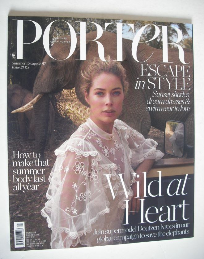 Porter magazine - Doutzen Kroes cover (Summer Escape 2017)