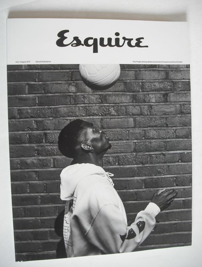 Esquire magazine - Paul Pogba cover (July/August 2017 - Subscriber's Issue)