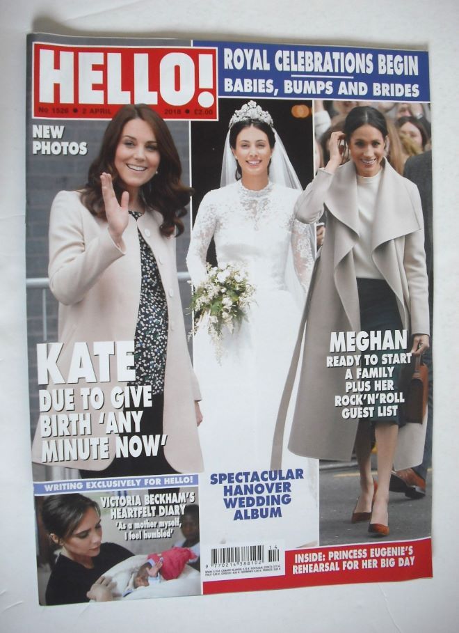 Hello! magazine - Royal Celebrations cover (2 April 2018 - Issue 1526)