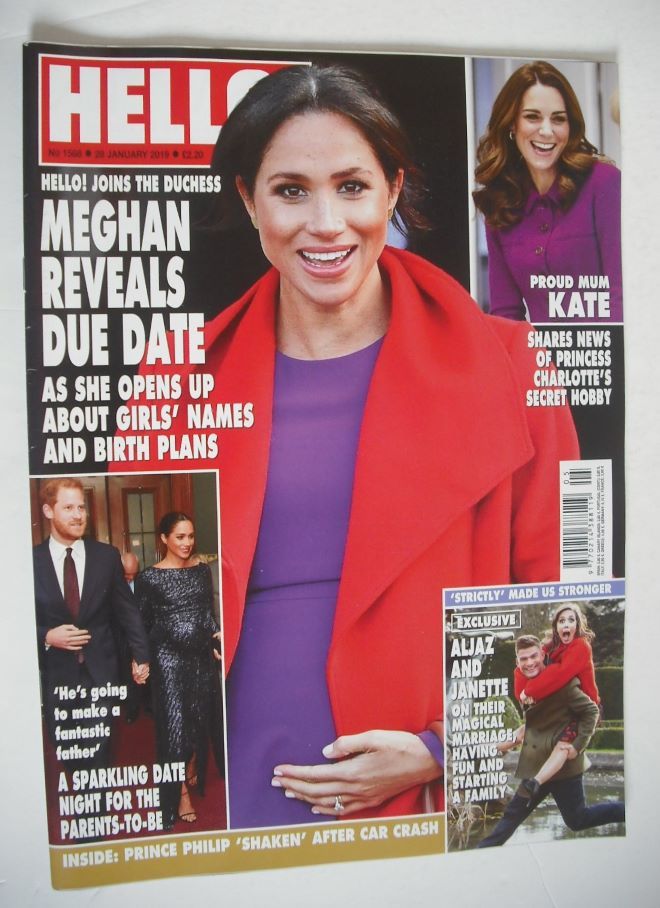 Hello! magazine - Meghan Markle cover (28 January 2019 - Issue 1568)