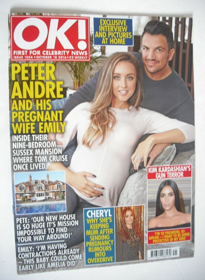 OK! magazine - Peter Andre and Emily cover (18 October 2016 - Issue 1054)
