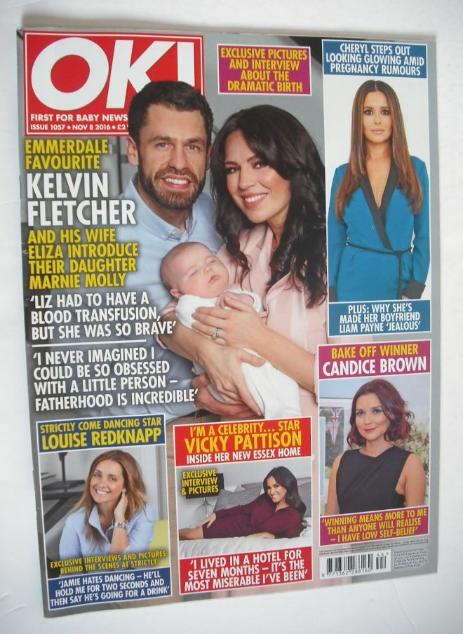 <!--2016-11-08-->OK! magazine - Kelvin Fletcher and Eliza Marsland cover (8
