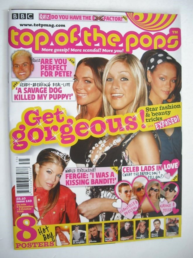 Top Of The Pops magazine - Get Gorgeous cover (6 September - 3 October 2006)