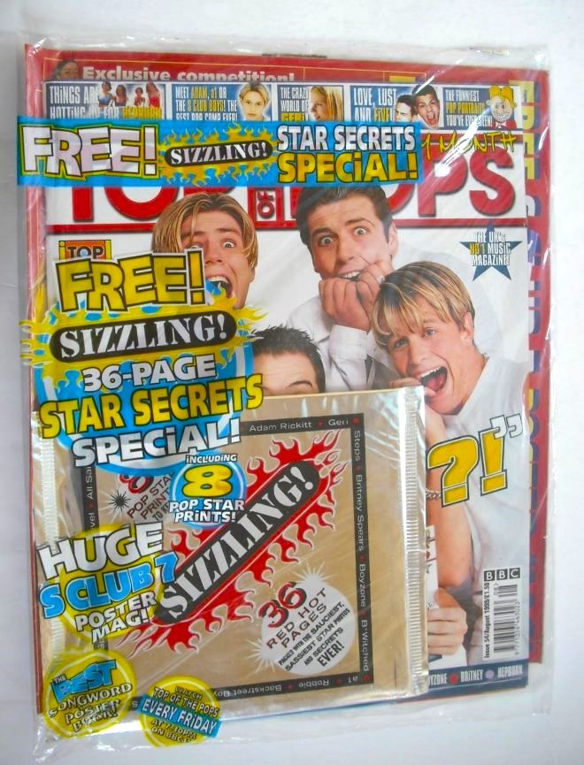 Top Of The Pops magazine - Westlife cover (August 1999)