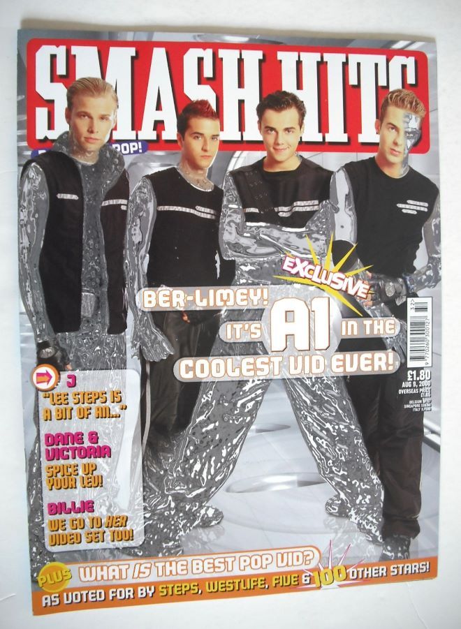 <!--2000-08-09-->Smash Hits magazine - A1 cover (9 August 2000)