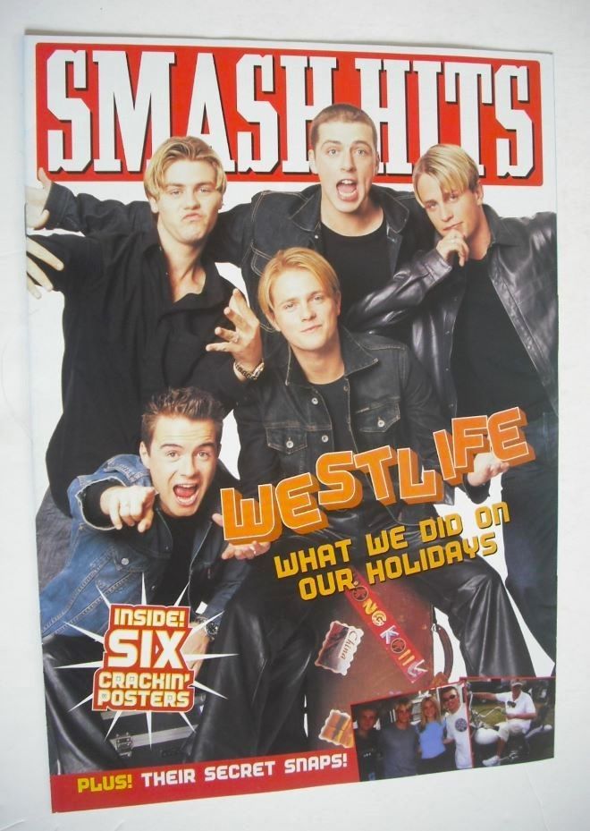Smash Hits magazine - A1 cover (9 August 2000)