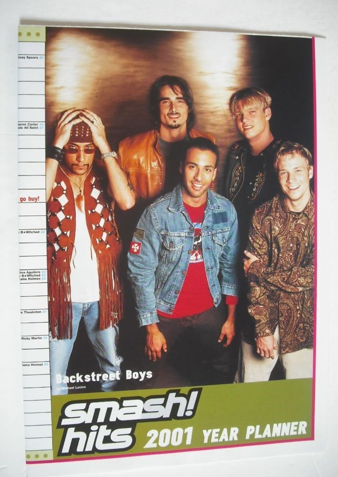 Smash Hits magazine - S Club 7 cover (29 November 2000)