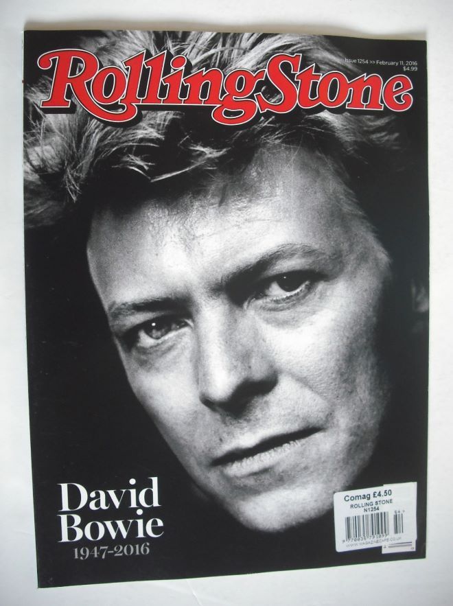 Rolling Stone magazine - David Bowie cover (11 February 2016)