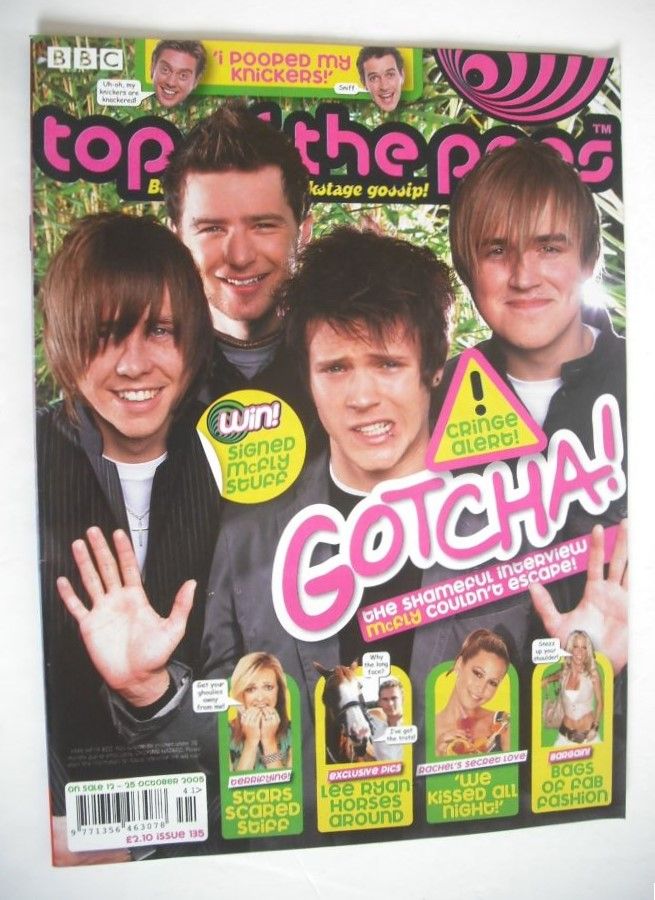 Top Of The Pops magazine - McFly cover (12-25 October 2005)