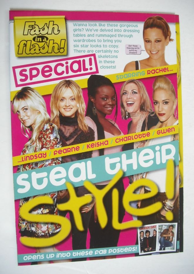 Top Of The Pops magazine - Girls Aloud cover (26 October - 8 November 2005)