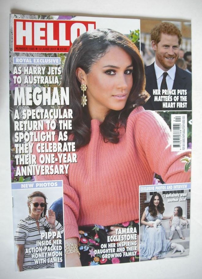 Hello! magazine - Meghan Markle cover (12 June 2017 - Issue 1485)