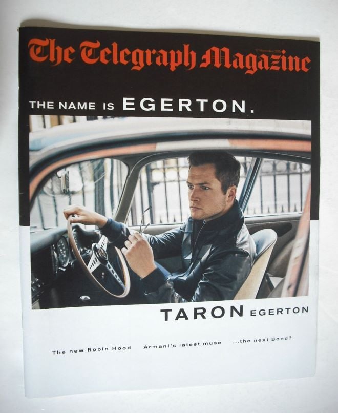 Telegraph magazine - Taron Egerton cover (17 November 2018)