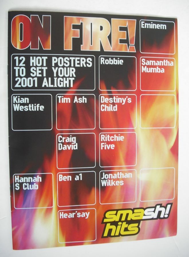 Smash Hits magazine - Britney Spears cover (21 March 2001)