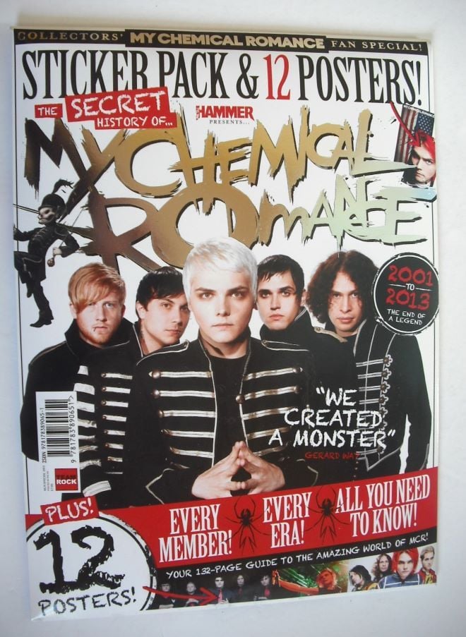Metal Hammer magazine - My Chemical Romance cover (December 2013)