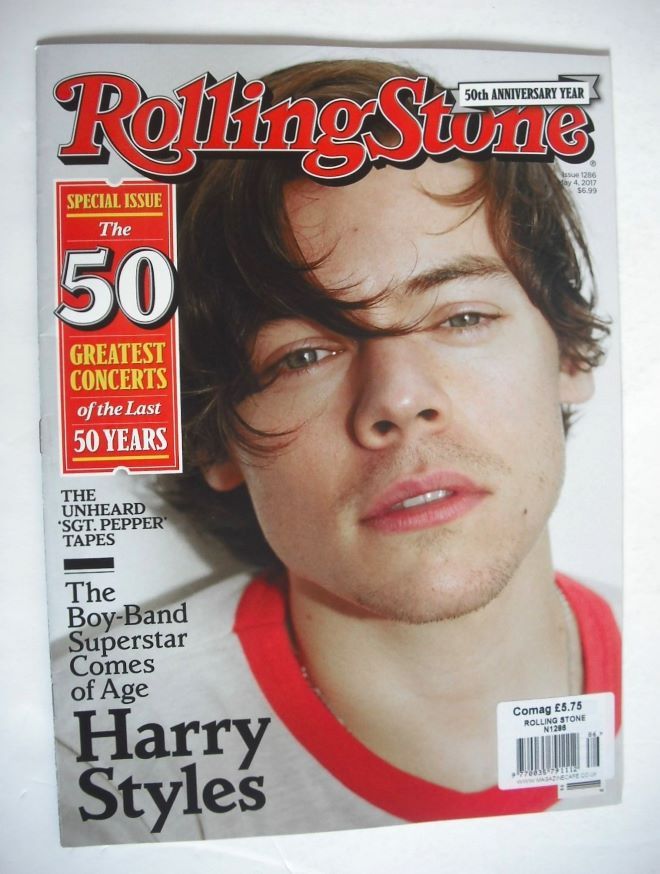 Rolling Stone UK magazine - Harry Styles cover (4 May 2017)