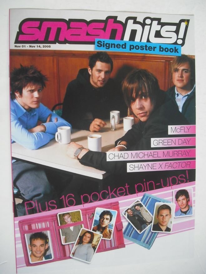 Smash Hits magazine - Son Of Dork cover (1-14 November 2005)