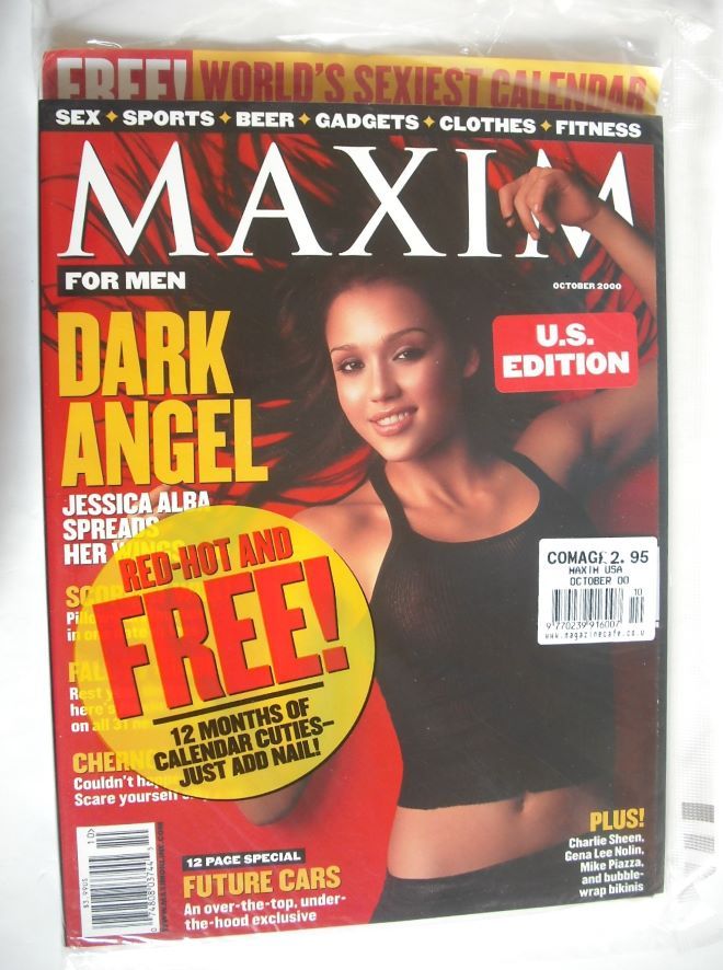 MAXIM magazine - Jessica Alba cover (October 2000 - US Edition)