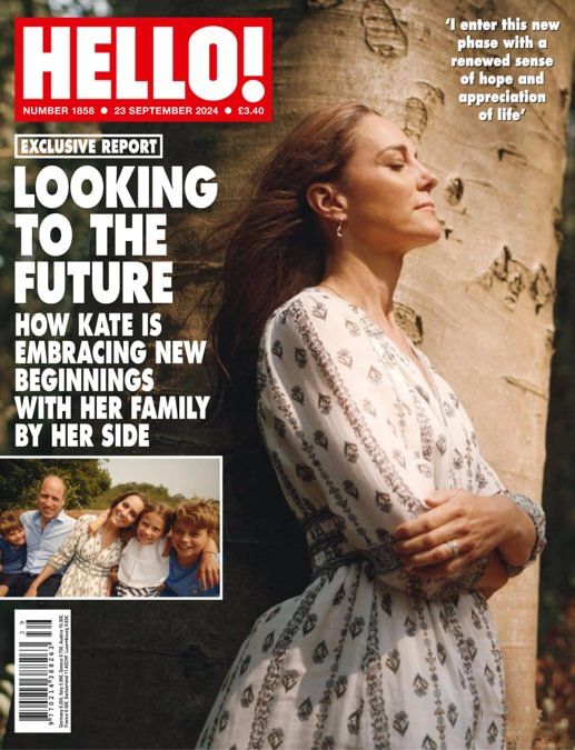 Hello! magazine - Kate Middleton cover (23 September 2024 - Issue 1858)