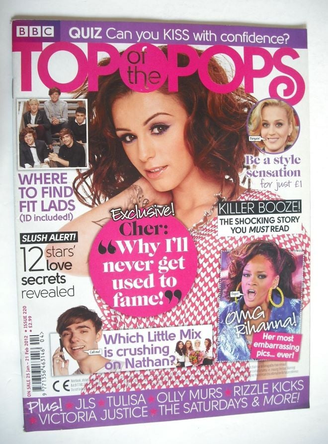 <!--2012-01-25-->Top Of The Pops magazine - Cher Lloyd cover (25 January - 
