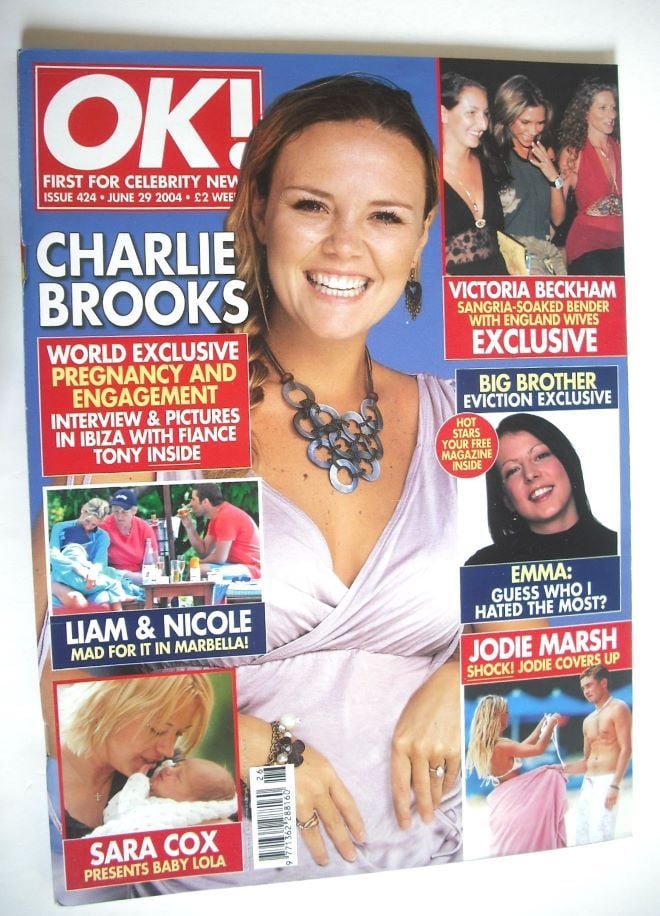 OK! magazine - Charlie Brooks cover (29 June 2004 - Issue 424)