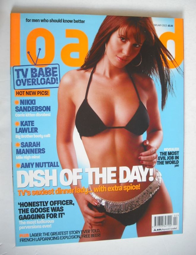 Loaded magazine - Amy Nuttall cover (February 2003)