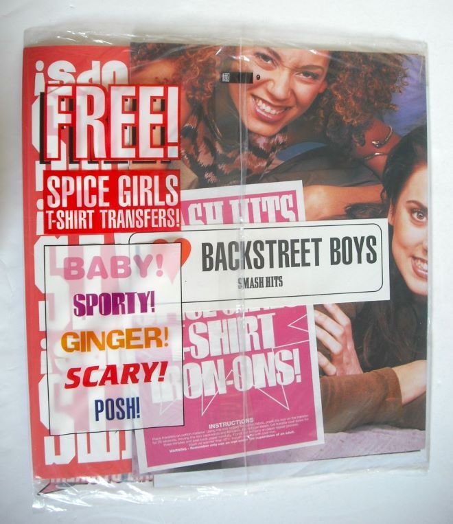 Smash Hits magazine - The Backstreet Boys cover (16-29 July 1997)
