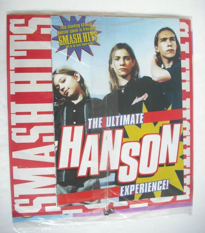 Smash Hits magazine - Nick Carter cover (11-24 March 1998)